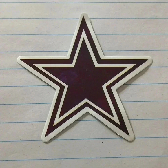 Dallas Cowboys..VINTAGE WATERPROOF STICKER...unique designs...we bundle..enjoy - Picture 2 of 2